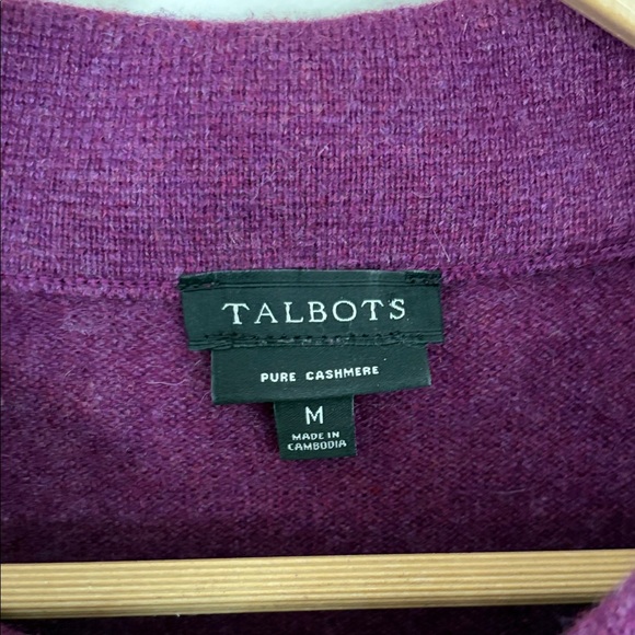Talbots Rich Plum Turtleneck Sweater - Picture 3 of 4